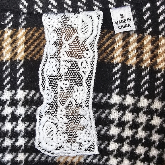 Sadie & Sage Denim Flannel‎ Shirt Shacket Jacket Small Outdoors Street Western - Picture 4 of 7